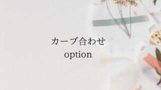 カーブ合わせoption